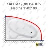 Карниз для ванны Koller Pool Nadine 150х100 Усиленный 20 мм MrKARNIZ фото 1