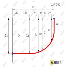 65461C Карниз по чертежу