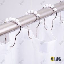 Кольца для штор Piercing Белый 12 шт.