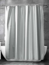 Штора для ванной SUPER BIG светло серый